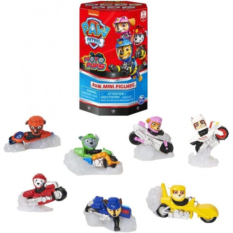 Paw Patrol Mini figure Moto Pups hind ja info | Poiste mänguasjad | kaup24.ee