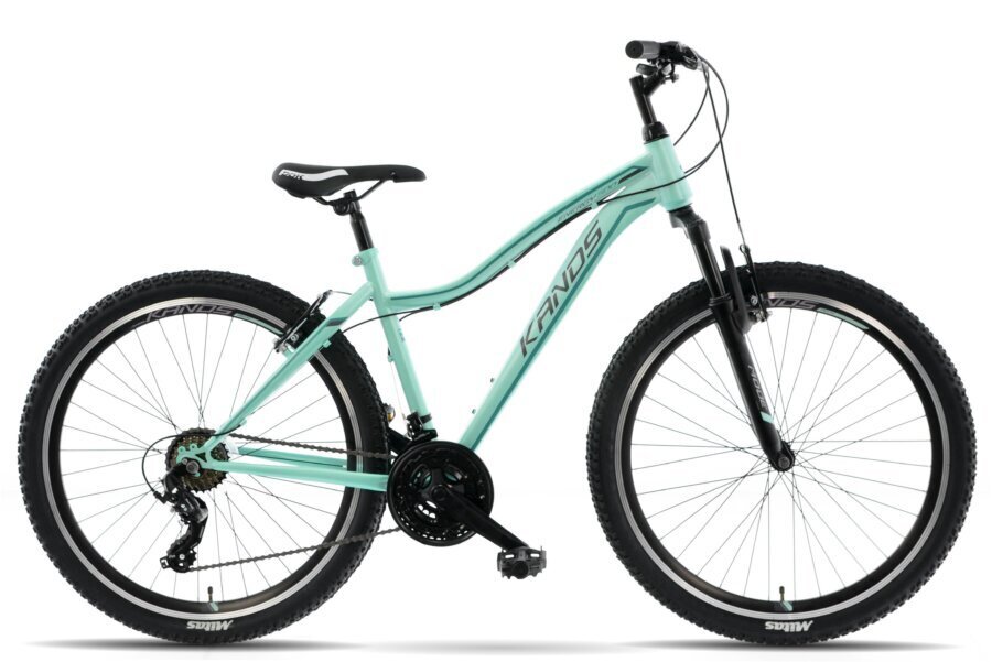 Naiste jalgratas MTB Kands Energy 500, 167-185 cm pikk, amortisaatoriga, 27,5" alumiiniumveljed, sinine hind ja info | Jalgrattad | kaup24.ee