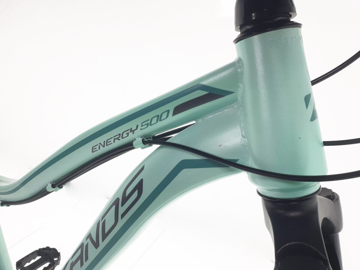 Naiste jalgratas MTB Kands Energy 500, 167-185 cm pikk, amortisaatoriga, 27,5" alumiiniumveljed, sinine hind ja info | Jalgrattad | kaup24.ee
