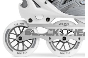 Роликовые коньки Blackwheels, серые, регулируемый размер 36-39 цена и информация | Ролики | kaup24.ee