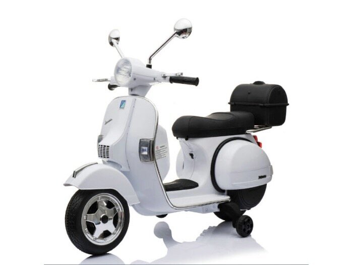 Elektriautod lastele Vespa 12v roller, valge hind ja info | Laste elektriautod | kaup24.ee