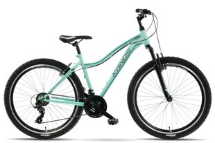 Naiste jalgratas MTB Kands Energy 500, 150-167 cm, 26" alumiiniumrattad, türkiissinine цена и информация | Велосипеды | kaup24.ee