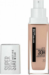 База под макияж Maybelline Superstay Activewear 30 h Foundation N20 Cameo, 30 мл цена и информация | Пудры, базы под макияж | kaup24.ee