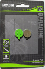 Колодки для дисковых тормозов DS-23R ORGANIC, Baradine (0213) цена и информация | Другие запчасти для велосипеда | kaup24.ee