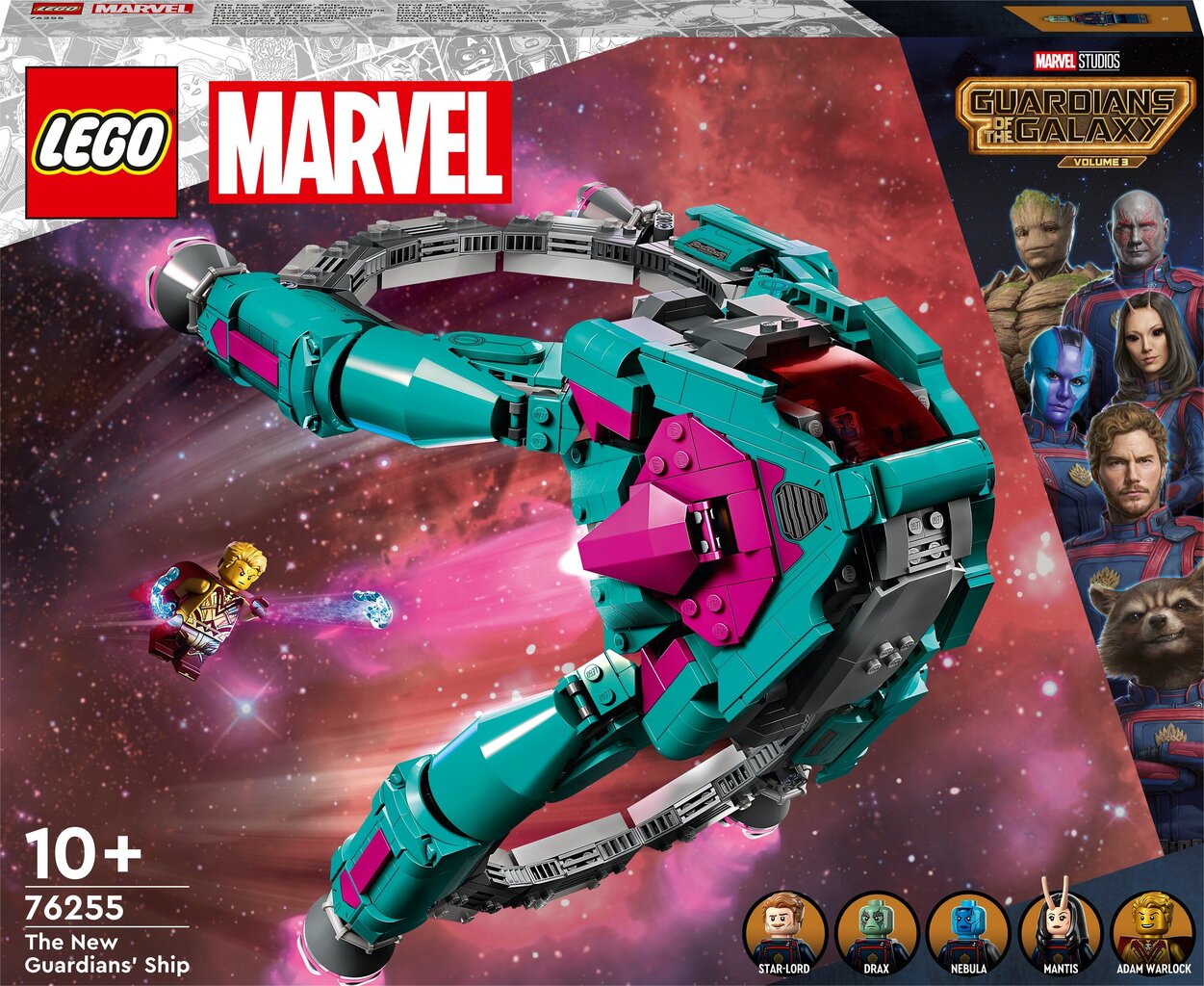 76255 LEGO® Marvel Uus Guardians kosmoselaev цена и информация | Klotsid ja konstruktorid | kaup24.ee