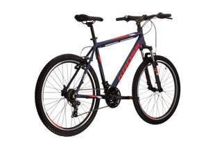 26" Велосипед HEXAGON 1.0 KROSS, цвет: тёмно-синий, 17" алюминиевая рама, на рост 156-175см (9080) цена и информация | Велосипеды | kaup24.ee