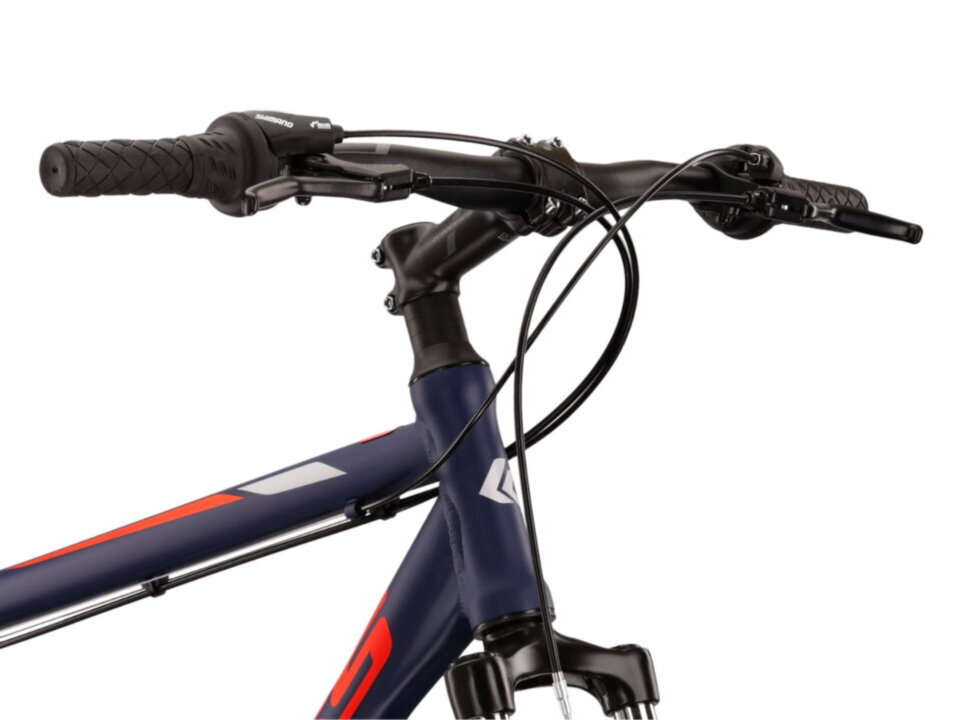 26" Jalgratas HEXAGON 1.0 KROSS (värv: tumesinine, raami materjal: alumiinium, suurus 17" (Kasv 156-175сm) (9080) цена и информация | Jalgrattad | kaup24.ee
