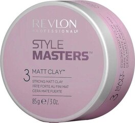 Tugevalt fikseeriv juuksevaha Revlon Professional Style Masters Matt Clay 3 85 g hind ja info | Viimistlusvahendid juustele | kaup24.ee