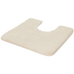 430261 Kleine Wolke Toilet Rug "Seattle" 55x50cm Beige hind ja info | Vannitoa sisustuselemendid ja aksessuaarid | kaup24.ee