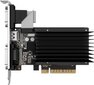 Gainward GeForce GT 730 SilentFX 2GB DDR3 (64 bit) VGA, DVI, HDMI (426018336-3224) цена и информация | Videokaardid (GPU) | kaup24.ee