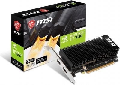 MSI GeForce GT 1030 2GHD4 LP OC 2GB DDR4 64bit HDMI+DP PCIe 3.0 (GT 1030 2GHD4 LP OC) цена и информация | Videokaardid (GPU) | kaup24.ee