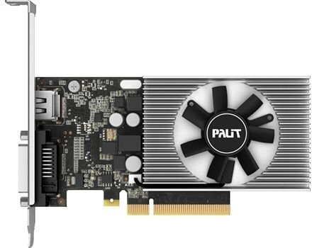 Palit GeForce GT1030 2GB GDDR4 64bit DVI+HDMI PCIe3.0 (NEC103000646-1082F) цена и информация | Videokaardid (GPU) | kaup24.ee