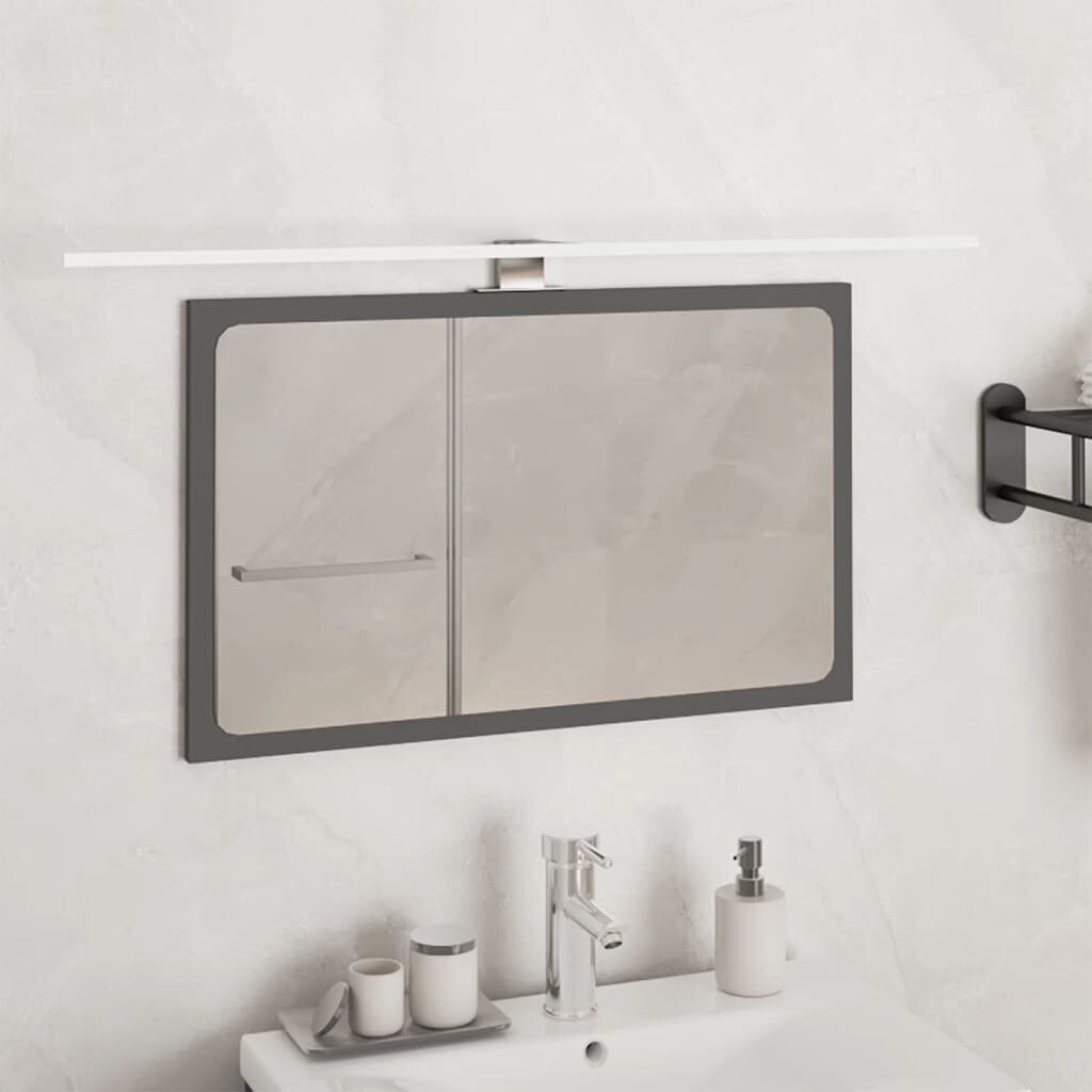 vidaXL LED peeglivalgusti, 7,5 W, soe valge, 80 cm, 3000 K hind ja info | Seinavalgustid | kaup24.ee
