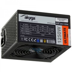 Akyga ATX 1250W 80+ Gold (AK-U4-1250) цена и информация | Материнские платы (PSU) | kaup24.ee