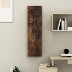 vidaXL seinale kinnitatav telerikapp, suitsutatud tamm, 30,5x30x110 cm цена и информация | Тумбы под телевизор | kaup24.ee