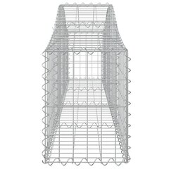 vidaXL kaarekujulised gabioonkorvid 13 tk, 200x30x40/60 cm, raud hind ja info | Aiad ja tarvikud | kaup24.ee