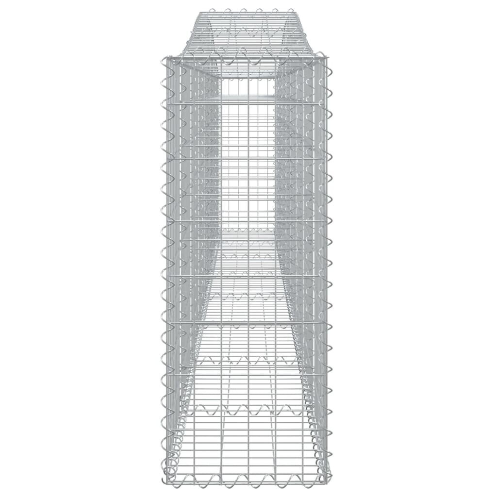 vidaXL kaarekujulised gabioonkorvid 3 tk, 400x30x80/100 cm, raud hind ja info | Aiad ja tarvikud | kaup24.ee