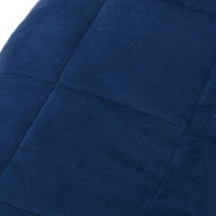 vidaXL raskustekk sinine 150x200 cm 11 kg kangas цена и информация | Одеяла | kaup24.ee