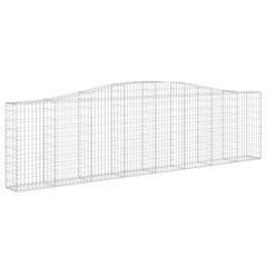 vidaXL kaarekujulised gabioonkorvid 5 tk, 400x30x100/120 cm, raud hind ja info | Aiad ja tarvikud | kaup24.ee