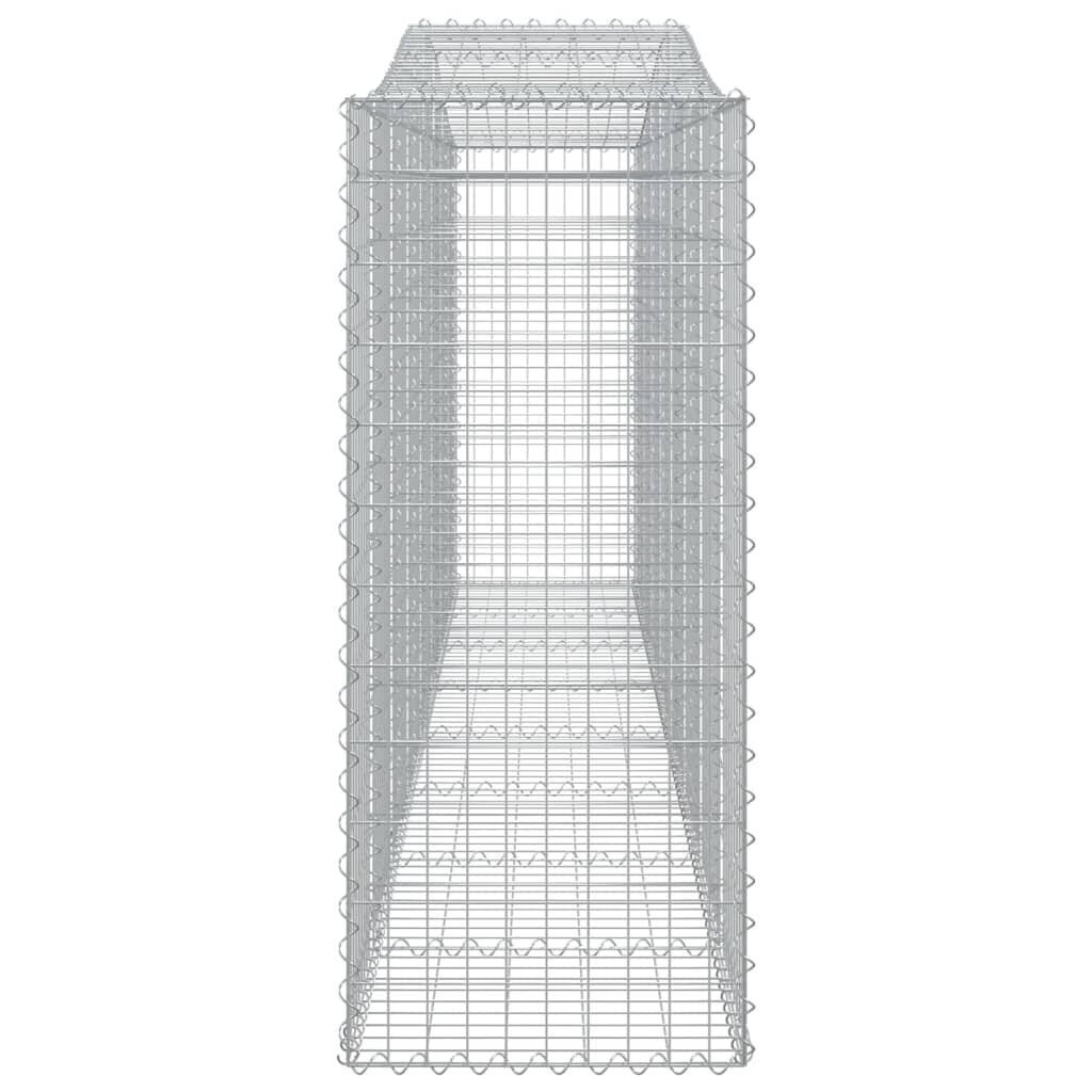 vidaXL kaarekujulised gabioonkorvid 5 tk, 400x50x120/140 cm, raud цена и информация | Aiad ja tarvikud | kaup24.ee