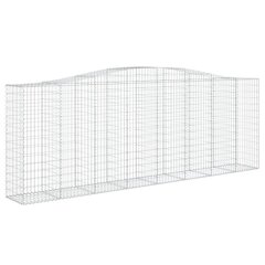 vidaXL kaarekujulised gabioonkorvid 2 tk, 400x50x140/160 cm, raud hind ja info | Aiad ja tarvikud | kaup24.ee