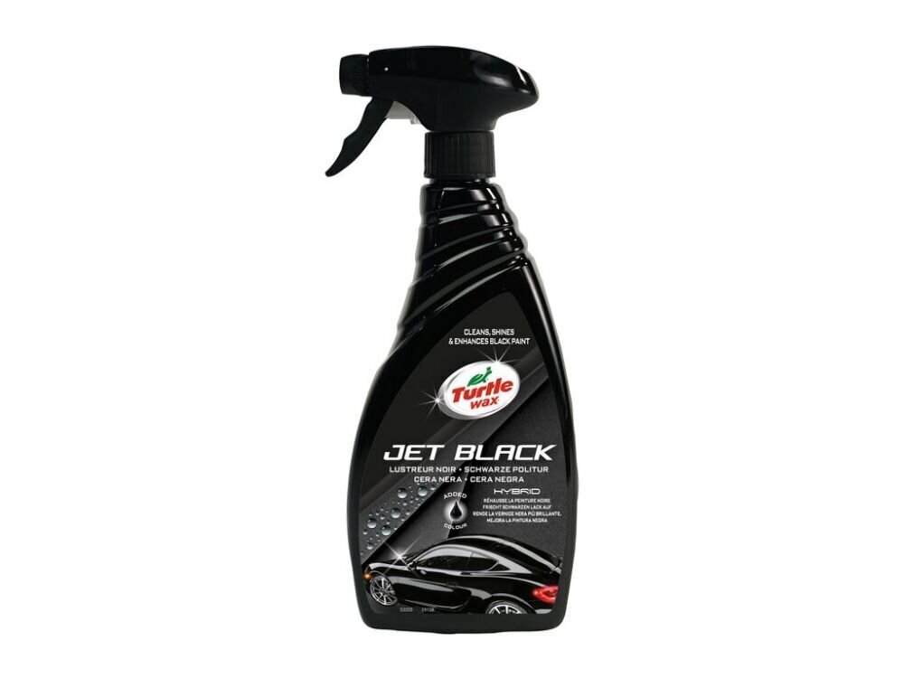 Must poleerimisvaha Hybrid Jet Black Spray Polish 500ml Turtle Wax цена и информация | Autokeemia | kaup24.ee