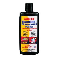 Esitulede poleerimispasta Headlight Restoration Polish 237ml ABRO HR237 hind ja info | Autokeemia | kaup24.ee