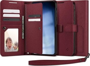Spigen Wallet S Plus, punane цена и информация | Чехлы для телефонов | kaup24.ee
