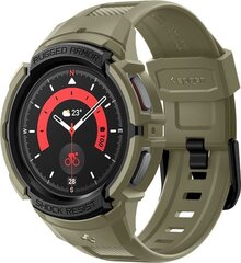 Spigen Rugged Armor Pro Samsung Galaxy Watch 5 Pro (45mm), Vintage Khaki hind ja info | Nutikellade ja nutivõrude tarvikud | kaup24.ee