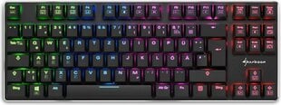 Sharkoon PureWriter TKL RGB цена и информация | Клавиатуры | kaup24.ee