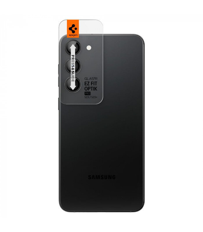 Kaamera kaitse Spigen Samsung Galaxy S23 / S23 Plus цена и информация | Ekraani kaitsekiled | kaup24.ee