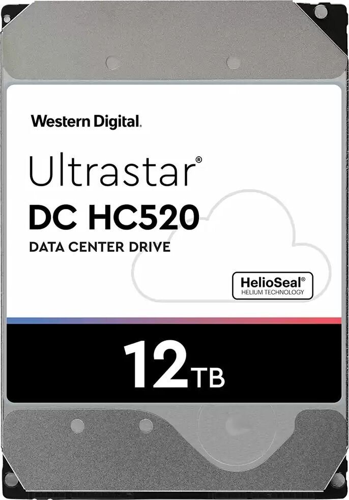 WD Ultrastar DC HC520, 12TB цена и информация | Sisemised kõvakettad (HDD, SSD, Hybrid) | kaup24.ee