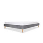 Polsterdatud voodi Flat, 160x200, hall цена и информация | Voodid | kaup24.ee