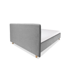 Кровать с обивкой с ящиком для хранения Slim, 180x200, светло-серый цена и информация | Кровати | kaup24.ee