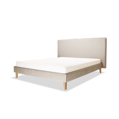 Кровать с обивкой Slim, 180x200, бежевый цена и информация | Кровати | kaup24.ee