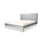 Polsterdatud voodi Slim, 160x200, helehall hind ja info | Voodid | kaup24.ee