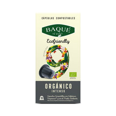 Кофе Baque Intense органический аромат быстро растворимые капсулы для кофемашин Nespresso®*, 10 шт. цена и информация | Кофе, какао | kaup24.ee