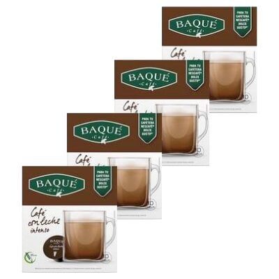 Cafe Baque Caffe latte intense Dolce gusto®*-ga ühilduvad komposteeritavad kohvikapslid, 40 kapslit hind ja info | Kohv, kakao | kaup24.ee