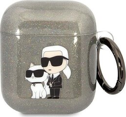 Беспроводные наушники Karl Lagerfeld 3D Logo NFT Choupette TPU Case for Airpods 1|2 White цена и информация | Аксессуары для наушников | kaup24.ee