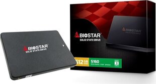 Biostar S160, 512GB (SA102S2E35-PM1BJ-BS2) цена и информация | Внутренние жёсткие диски (HDD, SSD, Hybrid) | kaup24.ee