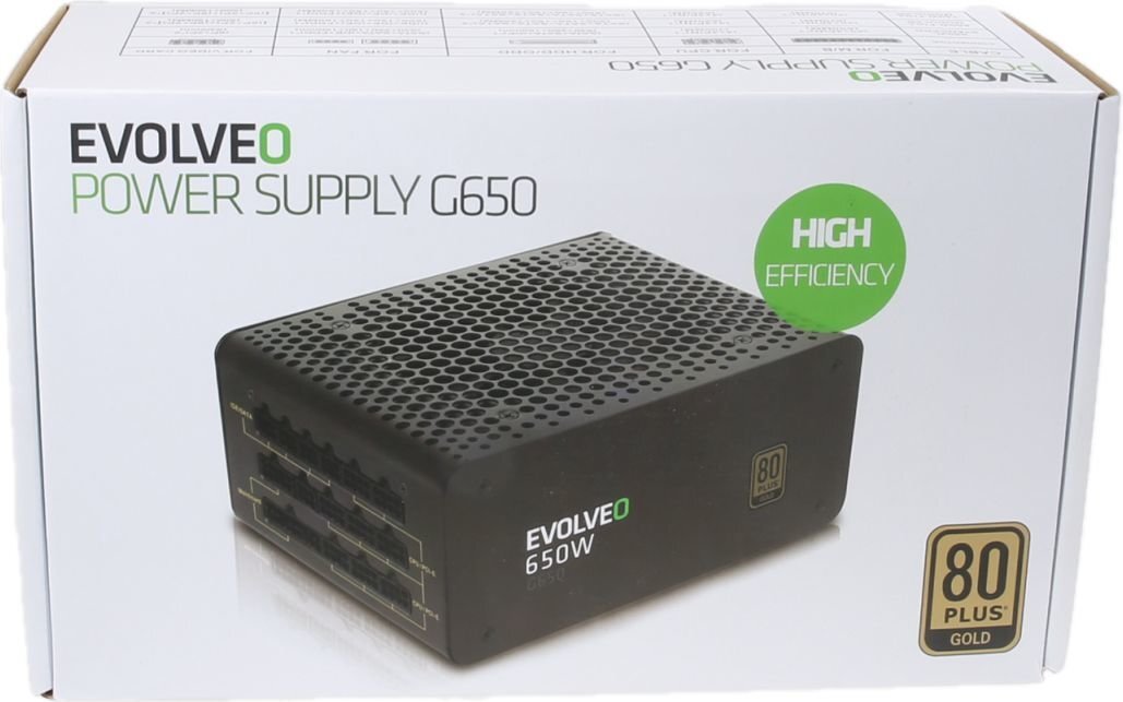 Evolveo G650 650W (E-G650R) hind ja info | Toiteplokid (PSU) | kaup24.ee