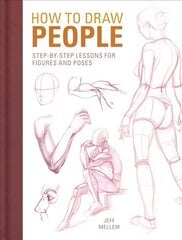 How to Draw People: Step-by-step lessons for figures and poses hind ja info | Tervislik eluviis ja toitumine | kaup24.ee