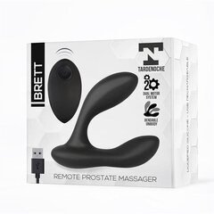 Brett Prostate Massager Remote Control USB Liquid Silicone цена и информация | Анальные игрушки | kaup24.ee