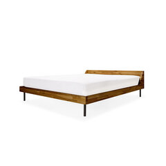 Дубовая кровать Shortie, 200x200, Havana цена и информация | Кровати | kaup24.ee