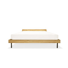 Дубовая кровать Shortie, 160x200, Natural Oil-wax цена и информация | Кровати | kaup24.ee