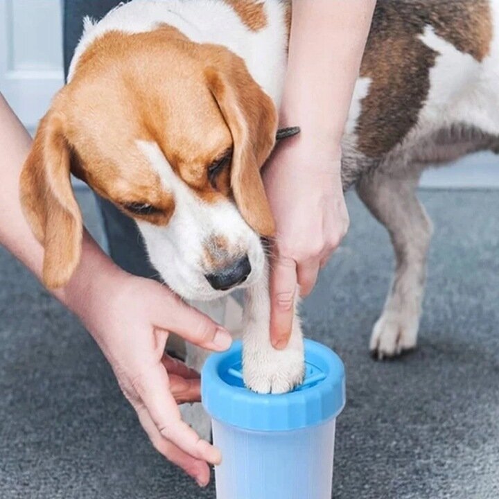 Suur silikoonist koerakäppade puhastusvahend pesemiseks, L hind ja info | Hooldusvahendid loomadele | kaup24.ee