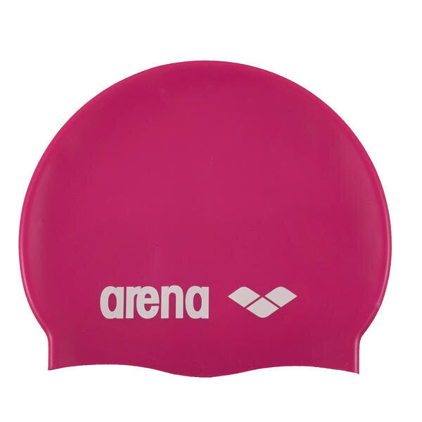 Ujumismüts Arena Classic Pink silikoonist цена и информация | Ujumismütsid | kaup24.ee
