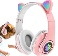Laste Bluetooth kõrvaklapid LED valgustusega цена и информация | Наушники | kaup24.ee