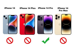 Telefoniümbris ja klaas Protection set Apple iPhone 14 Pro, läbipaistev hind ja info | Telefoni kaaned, ümbrised | kaup24.ee
