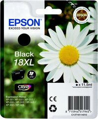 Tindikassett Epson 18XL, must hind ja info | Tindiprinteri kassetid | kaup24.ee